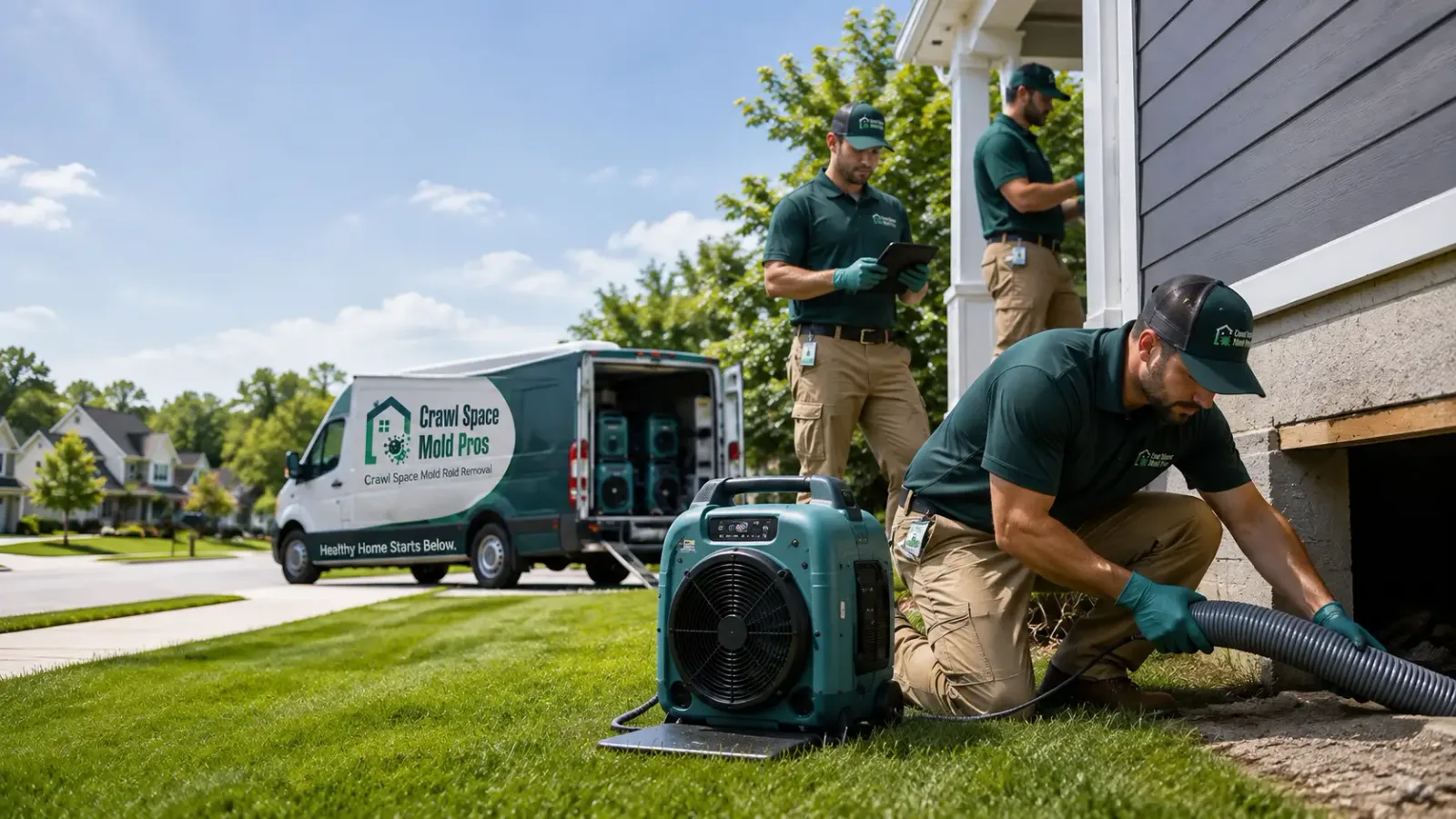 Crawl Space Mold Removal in Pelham, NC